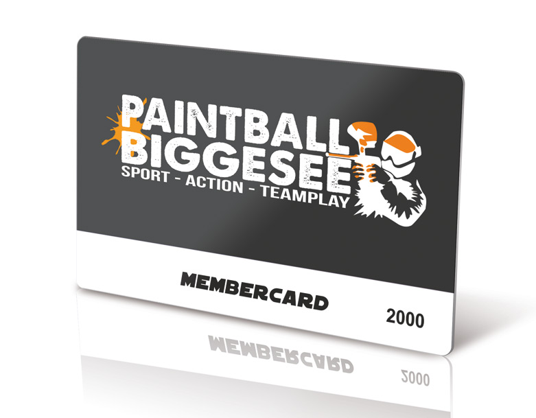 Paintball Biggesee Membercard BASIC Paintball Biggesee Membercard BASIC